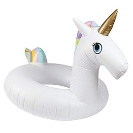 Lizzy® INFLATABLE SWIM POOL FLOATS Raft Swimming Fun Kids Water Sports Beach Toy by (Giant Unicorn 175 x 120 cm)