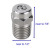 M MINGLE Universal Replacement Nozzle, Pressure Washer Water Broom, Surface