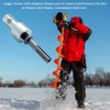 Ice Fishing Auger Drill Adapter - SDS Plus to 1/2"