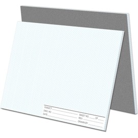 2 Pack 100 Sheets 11" x 17" Isometric Graph Paper Pad Landscape for 3D Designs Architecture Landscaping Engineering Drafting (Landscape)