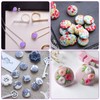 60 Sets Cover Button Kits with 3 Sizes & Tools