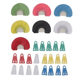Turkey Mouth Call, 7 Colors Turkey Diaphragm Mouth Calls Combo Mouth Whistle Set for Outdoor