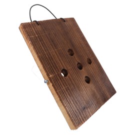 Gatuida Wooden Hanging Plaque for Plants Rustic Wall Decor Wood Sign for Staghorn Ferns Space-Saving Plant Board for Home for Balconies Rooms and More