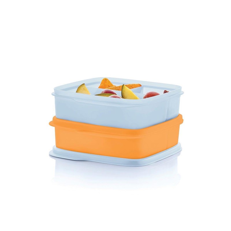 Tupperware To Go Lunch Box Clever Break 550 ml Orange