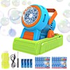 Automatic Bubble Machine with Bubble Solution, 4 AA Batteries, USB