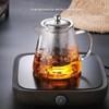 1300ml (43oz) Upgraded Glass Teapot with Infuser,Heat Resistant with Removable
