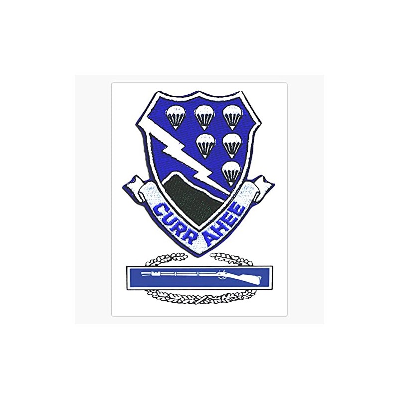 HOF Trading Currahee Patch & Combat Infantry Badge (CIB) Vinyl