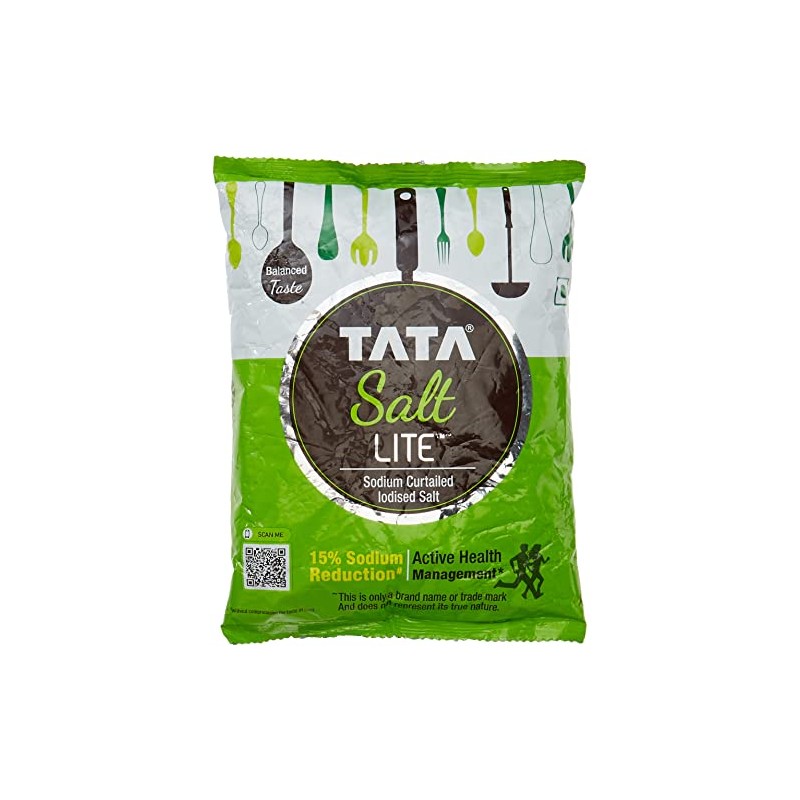 Tata Salt Lite - Low Sodium, 1kg Pouch