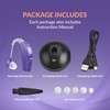 Digital Hearing Aid Amplifier Set - Rechargeable Behind the Ear