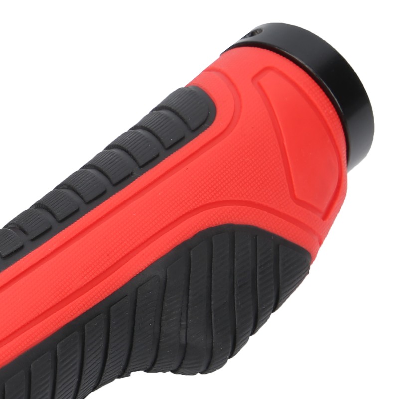 Mountain Bike Soft Handlebar Grips Bicycle Double Lock AntiSlip Rubber