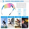 [KOOTU] Sunglasses Sports Polarized Cycling Glasses Men or Women Motorcycle
