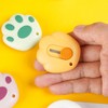 Ruksifg 6pcs Mini Box Cutters Cat Paw Shaped Retractable Mini