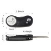 KOFULL Pitch Mark Repair Tool+2 Ball Maker+Clip Golf Pitch Mark