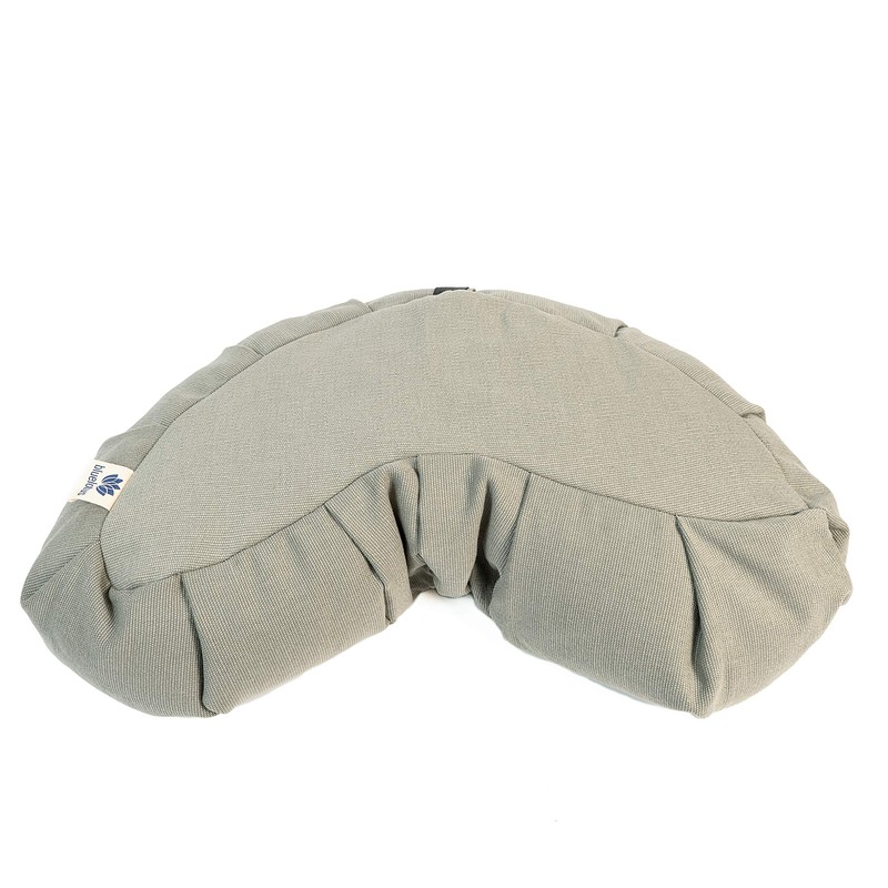 Blue Lotus Crescent Meditation Cushion