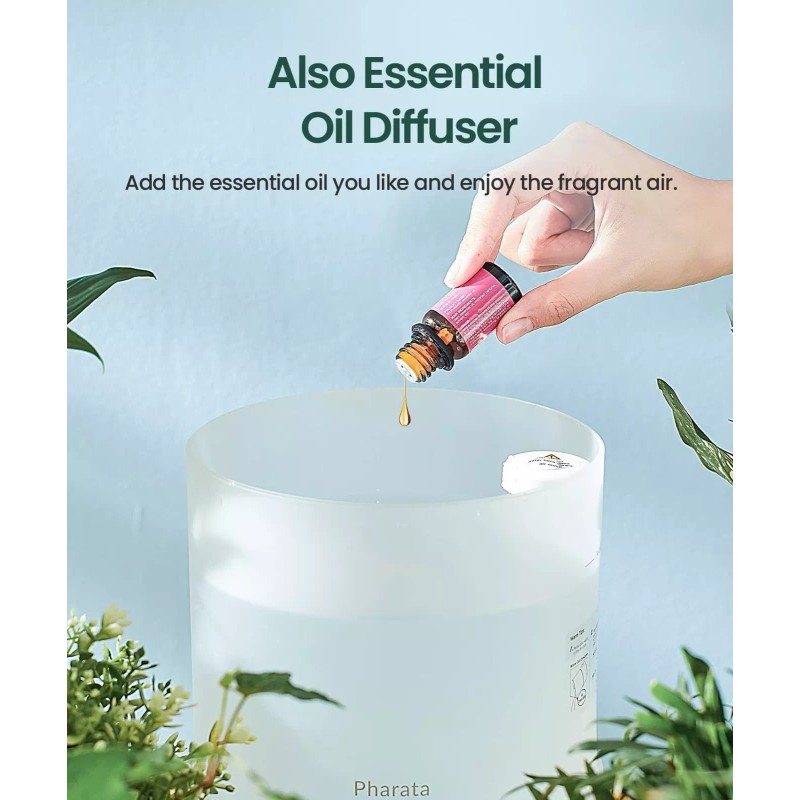 Pharata Humidifiers for Bedroom Large Room, 2.5L Cool Mist Humidifier