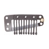 100pcs 10 Teeth Wig Clip Stainless Steel DIY Hairpiece Snap