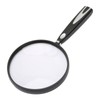 Handheld Magnifying Glass 2X 4X Handheld Reading Magnifier Skid Resistance