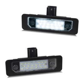 RUXIFEY LED License Plate Light Lamps Compatible with 2009 to 2019 Ford Flex, 2008 to 2011 Focus, 2006 to 2012 Fusion, 6000K White - Pack of 2