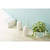 Seto Craft SP-1921-WH Toilet Brush Stand, Botanical White