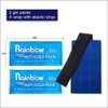 WORLD-BIO Gel Ice Pack Wrap for Injuries, Reusable Cold &