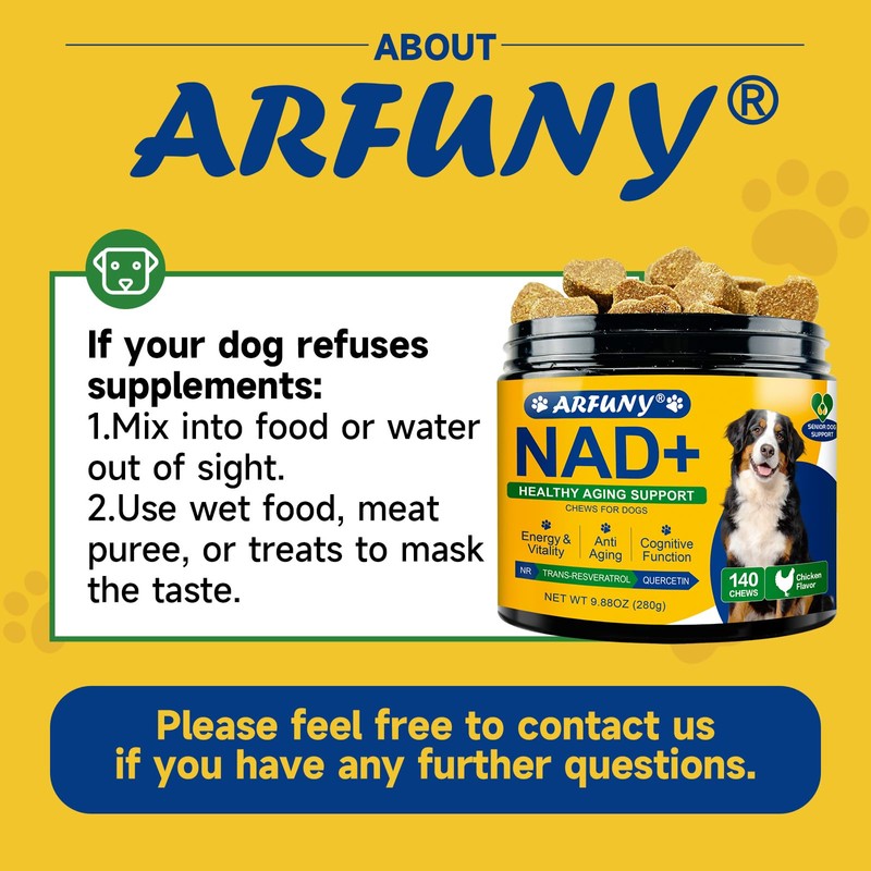 NAD Supplement for Dogs - NAD Soft Chews for Senior