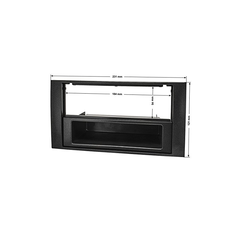 tomzz Audio 2415-031 Radio Faceplate Compatible with Ford Focus 2