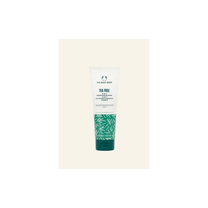 The Body Shop Tea Tree 3-in-1 Wash Scrub Mask 125ml