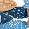 Creative Co-op Wood School of Fish Wall Décor, Distressed Blue