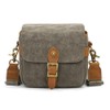 Fahgaer Canvas SLR Camera Bag Mini Single Messenger Bags Waterproof