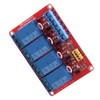 24V Relay Module 4 Channel Optocoupler Relay Module Board High