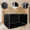 Dmnnlp Dog Pee Pad Holder with High Walls 35"x29"x17.3" No-Splash