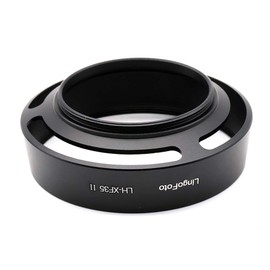 LingoFoto Screw Mount Round Hood for Fujinon XF 35mm f/2 R WR, XF 23mm f2 R WR Lens Replace LH-XF35-2
