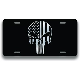 Unbranded Punisher Aluminium License Plate Highest Quality For All Vehicles