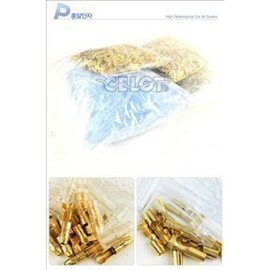 6 sets of gold-plated bullet terminals (male and female) (caps included) / Speaker Amplifier / 금도금총알단자 암 수 6조(캡 포함)/스피커 앰프