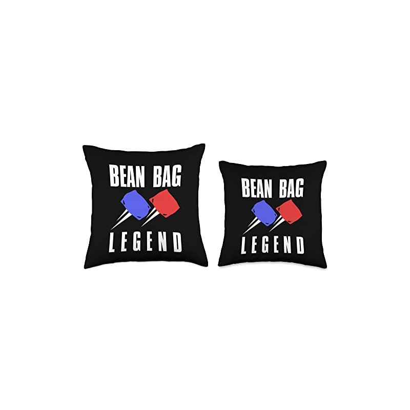 Bean Bag Legend Cornhole Throw Pillow
