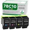 SANCTink 78C10K0 78C10C0 78C10M0 78C10Y0 High Yield Toner Cartridge
