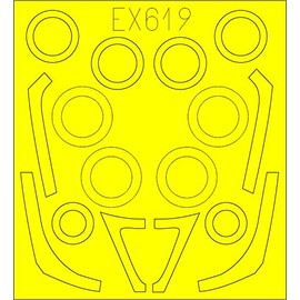 Eduard Mask 1:48 - F-16c/n (tamiya)