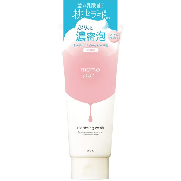 Momopuri Moisturizing Cleansing Face Wash, 5.3 oz (150 g), Set