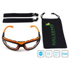 Onion Goggles Tear Free - Anti Fog - Anti Scratch - One Size Fit All - Stylish Glasses for Cutting and Cooking - Onion Mask Cooking Goggles (Orange)