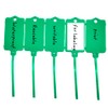 100pcs Reusable Blank Plastic Tags Ties Key Tags 1.45"*2.48" Serrated