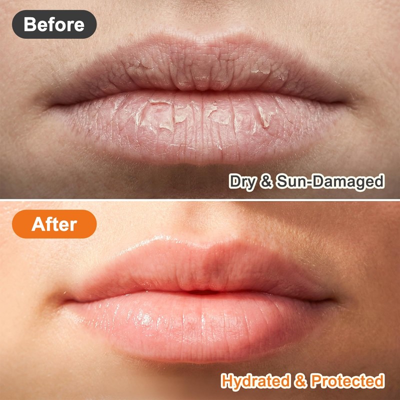 SPF 30 Sunscreen Lip Balm 40 Pack, Clear No White