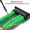 ATMLCOER DB44 Connector,Male D-SUB Header to 44-pin Port Terminal Adapter