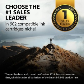 Smart Ink Compatible Ink Cartridge Replacement for HP 902XL 902XL (2 Black XL...