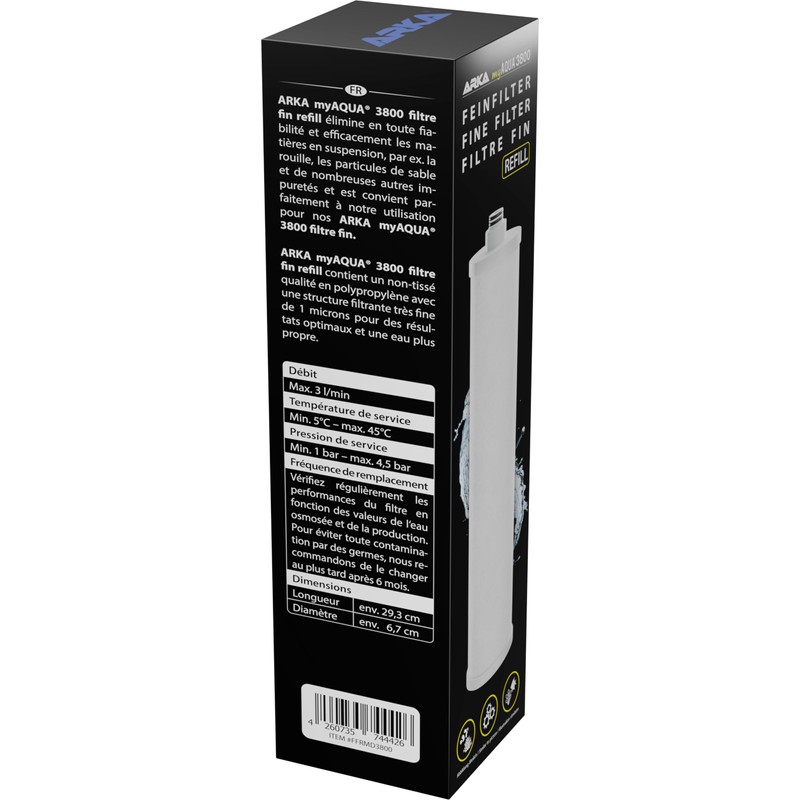 ARKA myAqua 3800 Fine Filter Refill Unit - Effectively Filters