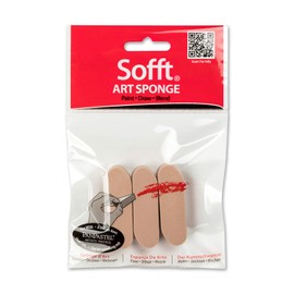 PanPastel Sofft Tool 61021 Sponge Bar Round Pack of 3 for PanPastel Artist Painting Pastels