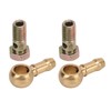2 Set M12x1.25mm to 3/8in Turbo Water Banjo Bolt Good