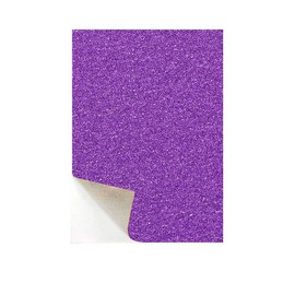 20 Sheets of Self-Adhesive Sparkle Shinny Craft Sheets Rainbow Sparkly Glitter Cardstock Paper in A4 Size for DIY Craft Projects Card Making Party Decoration(Purple)