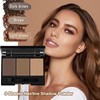 Moguri Eyebrow Powder Palette with 3 Colours, Water and Sweat