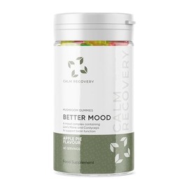 Calm Recovery Better Mood Mushroom Gummies 60 Servings with Lion's Mane and Cordyceps, Advanced Functional Mushroom Complex, Mushroom Supplement, to Support Brain Function
