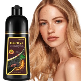 Instant Blonde Brown Hair Color Shampoo - Golden Tones, Long-Lasting, 3-in-1 Formula for Women and Men